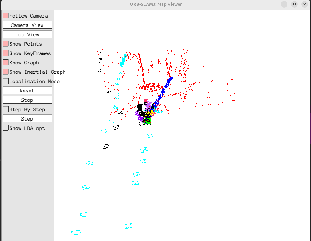 ORB-SLAM map viewer